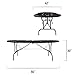 Franklin Sports Folding Poker Table – Portable Tabletop Casino-Style Poker – Up to 10 Players – Foldable Poker Table – Felt Top – Plush Armrests – Steel Frame – Easily View Your Cards – Cup Wells
