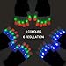 TURATA LED Gloves Finger Lights Toys with Lights 3 6 Modes Colorful Rave Gloves for Party