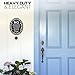 SignDuty No Soliciting Metal Sign w/Double Sided mounting Strip - DiBond Aluminum Waterproof Sign for Home & Business(White)