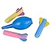 Foam Rocket Launchers Set With Hand Pump - 12 Pack Of 3 1/2” Inch Rockets - For Kids, Parties, Birthdays, Gifts, Party Favors, Etc. - Kidsco