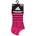 adidas Women's Superlite 6-Pack No Show Socks, Bahia Magenta/Mystery Ruby/Easy Coral/Sun Glow/Bright Green/Core Green/White, Medium