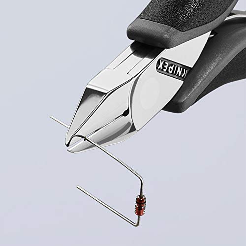 KNIPEX Elektronik-Seitenschneider ESD mit durchgestecktem Gelenk mit Mehrkomponenten-Hüllen 115 mm, 77 32 115 ESD – Bild 5