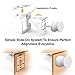 SKYLA HOMES Magnetic Cabinet Locks Baby Proofing Child Safety - The Safest Quickest and Easiest Multi-Purpose 3M Adhesive Child Proof Latches, No Screws or Tools Needed (10 Pack)