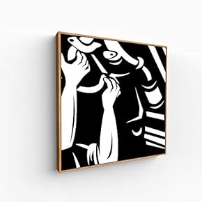 Canvas Wall Art for Living Room, Bedroom Silence Framed Canvas Prints for Home Decoration Ready to Hang - 16x16 inches