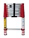 Xtend & Climb 760P Xtend+Climb Telescoping Extension Ladder, 225 Lb, 1-1/2 In, 10.5 ft, Red