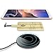 Qi Wireless Receiver Type C Compatible with Google Pixel 2-2XL - XL - LG V20 - LG G5 -LGStylo - HTC 10 - Nexus 6P -OnePlus, Ultra-Thin Copper Coil Patch with Over Voltage Protection (Type C)