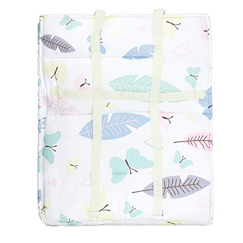 NEDVI Toddler Nap All-in-One Modern Kids Nap Mat with Removable Pillow for Toddler Boys and Girls - Soft,Easy Clean Toddler Nap Pad for Preschool, Daycare, Kindergarten (Butterfly)