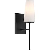 Matte Black Transitional Wall Sconce by Savoy House