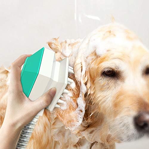 XXXVV 2 in 1 Pet Shower Nozzle Brush Bath Massage Brush Shampoo