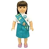 Pink Butterfly Closet Doll Clothes - Junior Girl Scout Uniform Fits American Girl Dolls, Madame Alexander and Other 18