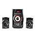 AXESS Bluetooth Mini System 2.1-Channel Home Theater Speaker System Red (MSBT3901)thumb 1