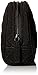 Vera Bradley Women's Microfiber Medium Zip Cosmetic Makeup Organizer Bag, Classic Black, One Size