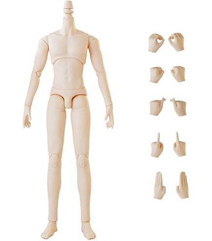 Amazon.com: XiDonDon YMY23 YMY25 Male Body for Jointed SD BJD Doll