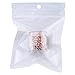 BEADNOVA 500pcs 3mm Rose Gold Plated Smooth Brass Metal Round Beads with Container for Jewelry Making