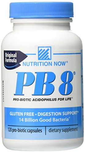 Nutrition Now Pb 8 Pro-biotic Acidophilus for Life -- 120 Capsules X 2