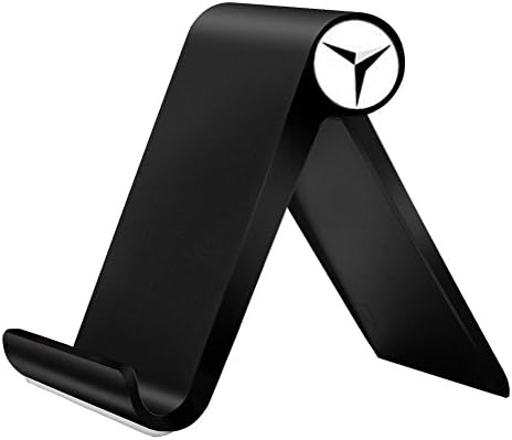 Adjustable Cell Phone Stand, Tablet Stand, Multi-angle Desktop Holder for Ipad, iPhone X, Apple iPhone Plus 8 7 6S 6, Samsung Mobile Phone, Galaxy S9 S8 S7 S6, LG, Google Pixel (A-Black)