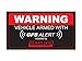 Warning Vehicle GPS Alarm (Bumper Sticker)