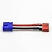 Allytech T-Plug (Deans Style) Female to Male EC3 Style Connector / Adapter For RC Airplanes (3cm / 1.2 inch)