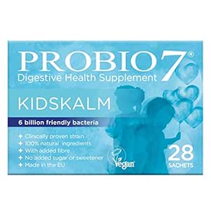 Probio7 Kidskalm | Suplemento De Salud Digestiva Para Niños (28 ...