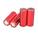 Pack of 4 6800mAh 3.7 Volt 26650 Battery Rechargeable Li-ion High Drain Battery for Flashlight
