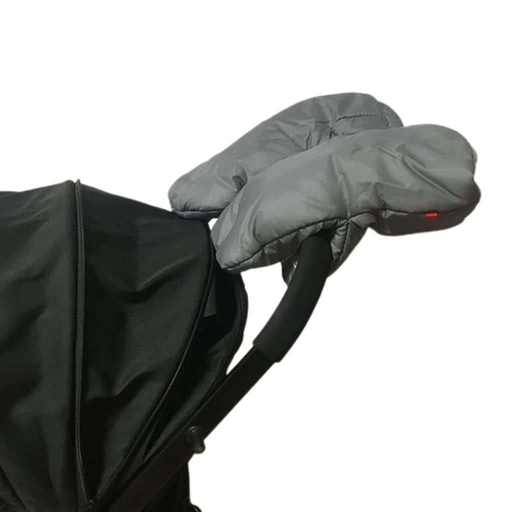 Pram Gloves Winter Baby Stroller Hand Muff Waterproof Baby Pushchair Gloves Universal Size Extra Thick Warm Anti-Freeze Baby Stroller Glove for Stroller Pushchair Pram HandMuffs