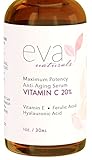 Eva Naturals 20% Vitamin C Serum For Face, 1 Oz