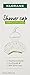 Klorane Washable Terrycloth Lined Showercap, Waterproof, Generously Sized for Long and Thick Hair, Eco-friendly, BPA PVC Free, White Color with a pattern