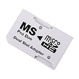 Cuziss Dual Slot MicroSD Micro SDHC Adapter Duo Pro