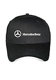 Genuine Mercedes Lifestyle Collection Structured Black Cotton Cap