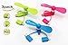 Portable Mini iPhone-Powerful 3-IN-1 Cell Phone- 3 Types of adapters for i-Phone, Micro USB and USB-C iOS Smart Phones Android as Samsung, LG and Tablets - 2018 Design