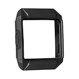 SnowCinda For Fitbit Ionic Case, Shock-proof and Shatter-resistant Rugged Protective Slim Shock Resistant TPU Bumpe for Fitbit Ionic Smart Fitness Watch (Black + Black, 1.2 mm thickness)
