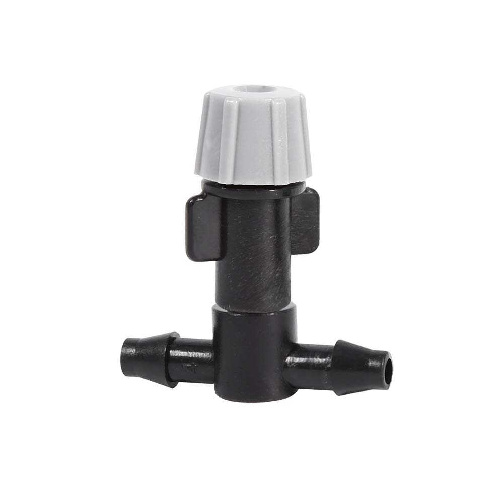 Hztyyier Garden Irrigation System Tee Joints Spray Nozzle Misting Watering Plant Cooling System20Pcs Misting Nozzles for Patio Lawn Garden Drippers