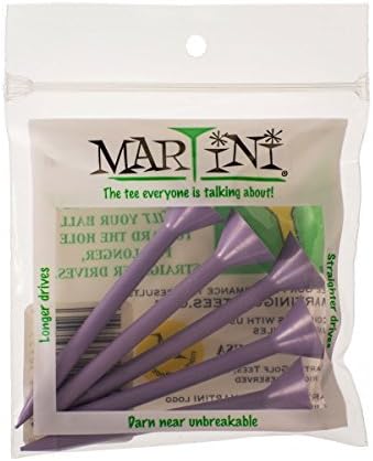 Martini 3 1/4" Golf Tees - Virtually Unbreakable - Lavender