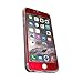 Toeoe iPhone 6s Plus/6 Plus (5.5'') High-Strength and Super-Thin Tough Metallic Film Sticker Full Body Protector Skin for iPhone 6 Plus/6s Plus Red