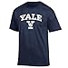 Elite Fan Shop Yale Bulldogs Tshirt Varsity Navy - X-Large