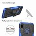 Xiaomi Redmi Note 7 Case, Xiaomi Redmi Note 7 Pro Case, Shockproof Heavy Duty Combo Hybrid Rugged Dual Layer Armor with Kickstand Grip Case Cover for Xiaomi Redmi Note 7 (Blue)