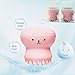 Cleaner Facial Brush, Jellyfish Silicon Face Brush, Exfoliating Silicone Facial Scrubber, Deep Pore Cleaning Brush, Octopus face brush, Baby Shower Brush(2 Pack)