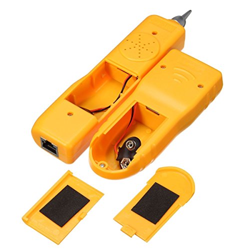DricDoda Multifunction Wire Tracer, Professional RJ45 RJ11 Handheld Cable Locator Line Finder Cable Tester with Tool Kit for Network Cable Collation, Telephone Line Test, Continuity Checking