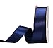 YAMA Double Face Satin Ribbon - 1 Inch 25 Yards for Gift Package Wrapping,Floral Design,Hair Bow Clip Making,Crafting,Sewing,Wedding Decor, Navy