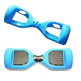 Aeneontrue Silicone Cover Wrap Rubber Case Scratch Protector for 6.5 Inch 2 Wheels Self Balancing Scooter Board Light Blue