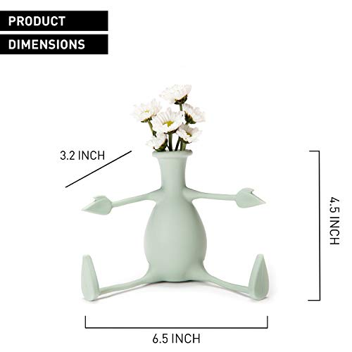 PELEG-DESIGN-Florino-Friendly-Flower-Vase-Modern-Home-Dcor-Vase-for-Flowers-Small-Bud-Vase-Decorative-Floral-Vase-for-Home-Office-Gifts-Mint