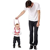 Walking Harness Walker for Baby Toddler,Safe Stand Hand Held Walking Helper,Walking Belt Learning To Walk Assistant Trainer for Infant Child,Adjustable Seatbelt Harness Childs Walker Learning Toy
