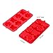 Webake Flower Candy Mold Butterfly Chocolate Molds Silicone Butterfly Ice Cube Tray for Jelly, Jello, Keto Fat bombs, Hard Candy, Soap, Resin, Flower and Butterfly Pack of 2