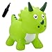 EVERICH TOY Kids Dinosaur Bouncy Animal Toys, Inflatable Triceratops Bouncer, Ride on Bounce Hopper, Indoor Outdoor Activity Birthday Gift for 18 Months 2 3 4 Years Old Boys
