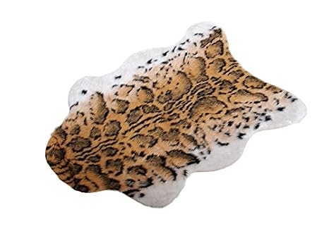 Kunstfell Teppich Leopard Tierfell Tierfell Imitat 70 100 Cm