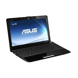 Asus R105D 25,7 cm (10,1 Zoll) Netbook (Intel Atom N455, 1,6GHz, 1GB RAM, 250GB HDD, Intel 3150, Win7 Starter) schwarz 