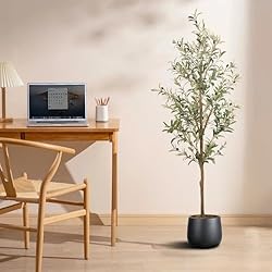 MCTYBB Artificial Fake Olive Tree 5FT Tall 1Pack