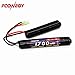 FCONEGY NiMH Battery 8.4V 1700mAh 7-Cell Nunchuck Pack with Small Tamiya Plug for Airsoft Gun