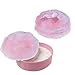 JETTINGBUY 2 PCS Powder Puff For Body Power, Professional Butterfly Baby Cosmetic Soft Plush Powder Puff Sponge For Talcum Powder Makeup Cosmetic Plush Sponges, Pink - Large Size