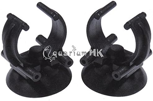 Black Suction Cup Clip 25mm Diameter for Aquarium Heater Tubing / Rain Bar G317